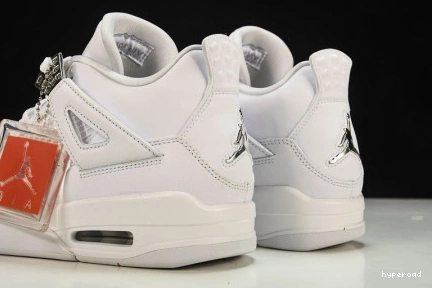 Hyperoad MENS JORDAN RETRO AIR WHITE “PURE 4 MONEY” 1118